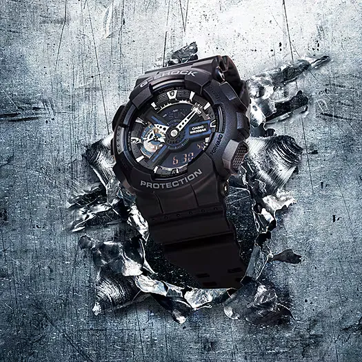 G-SHOCK ซีรีส์ GA-110 หน้าปัดเข็มคู่ดิจิทัล
