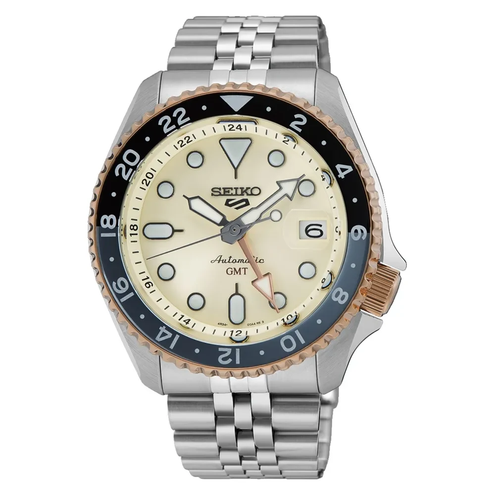 SEIKO SSK046K 5 Sports GMT Champagne